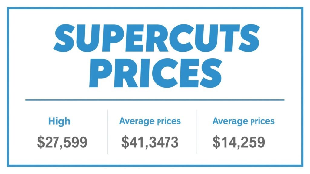 supercuts prices for adults