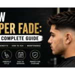 Low taper fade haircut side profile with textured top – complete guide for men's low taper fade styles